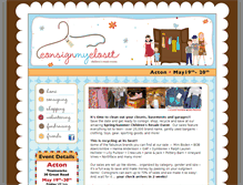 Tablet Screenshot of consignmycloset.com